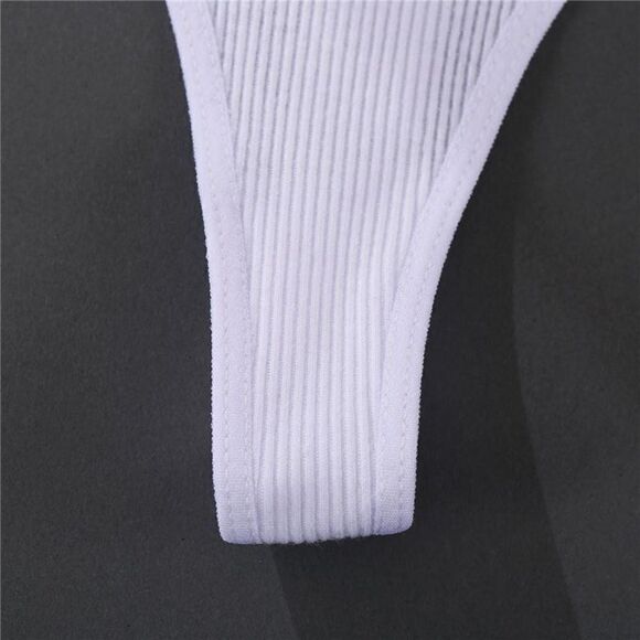 FineToo Gray Thong Size L - Picture 4 of 5